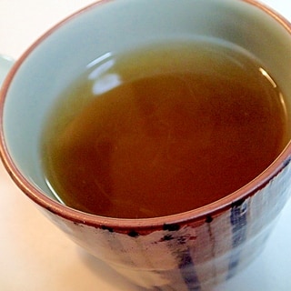 ノニ&生姜入り　焼酎のごぼう茶割り♬